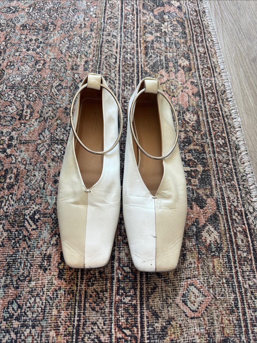 jil Sander Ring ballerina flats